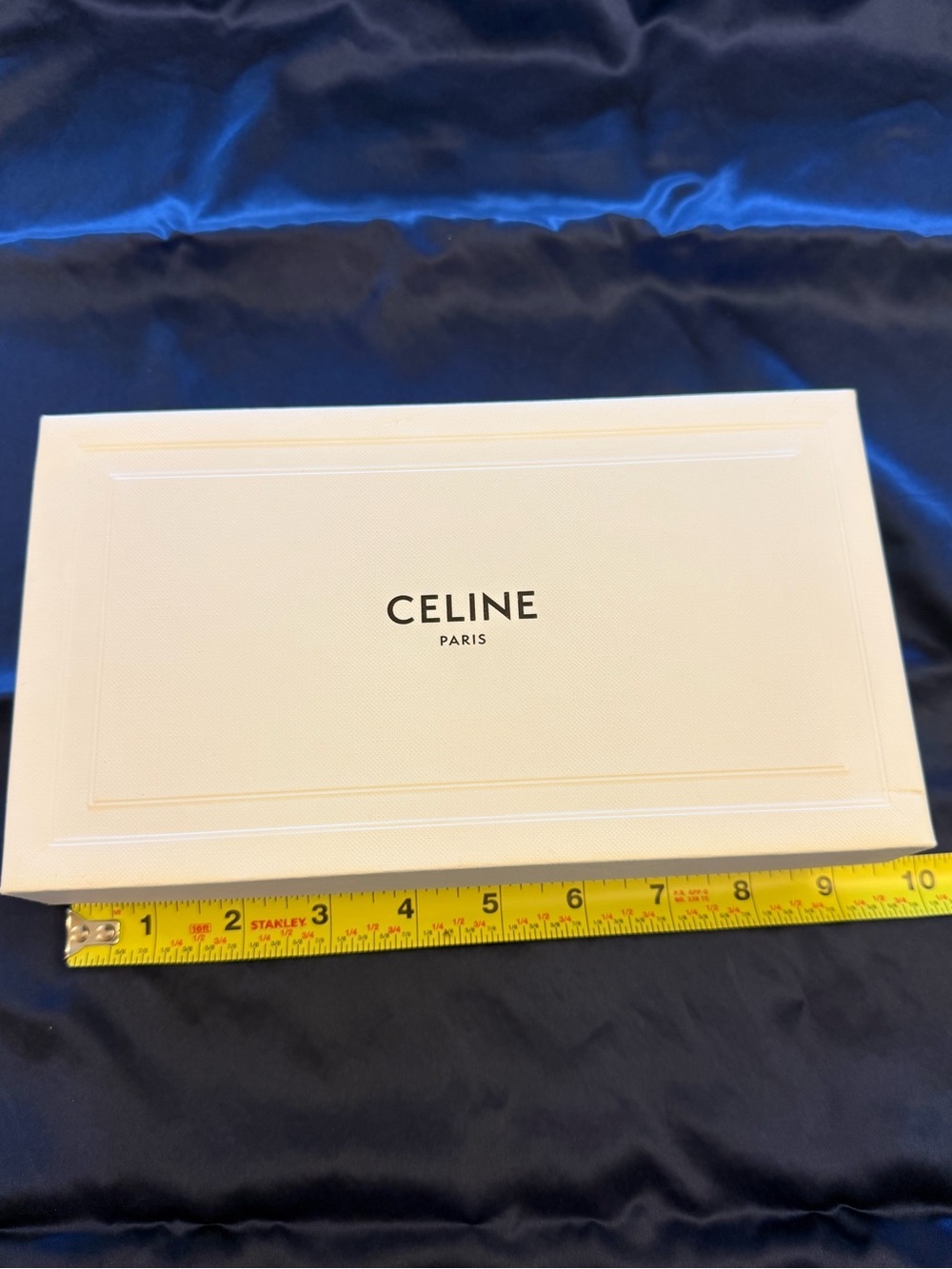Celine textured paper gift box empty